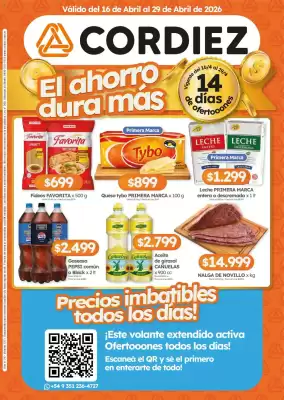 Cordiez (válido hasta 29-04)