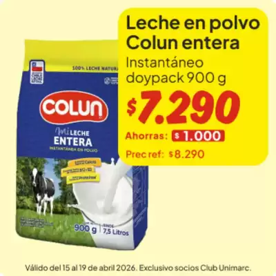 Unimarc (válido hasta 19-04)