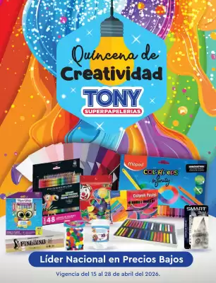 Tony Super Papelerías (válido hasta 28-04)
