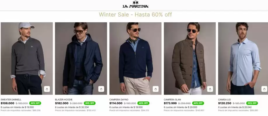 La Martina (válido hasta 30-04)