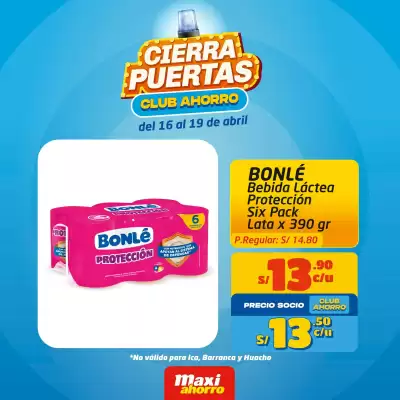 MaxiAhorro (válido hasta 19-04)