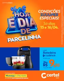 Folheto Lojas Certel Página 1