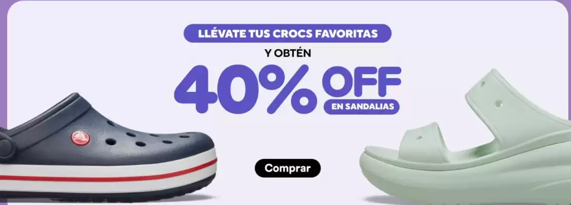 Crocs (válido hasta 30-04)