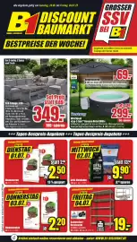 B1 Discount Baumarkt Prospekt woche 16 Seite 1