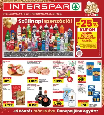 Interspar akciós újság