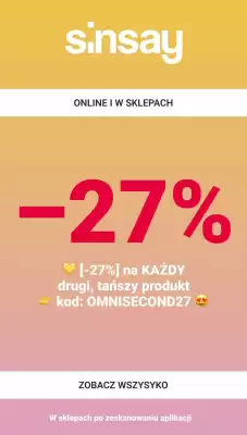 Sinsay (ważność do 20-04)