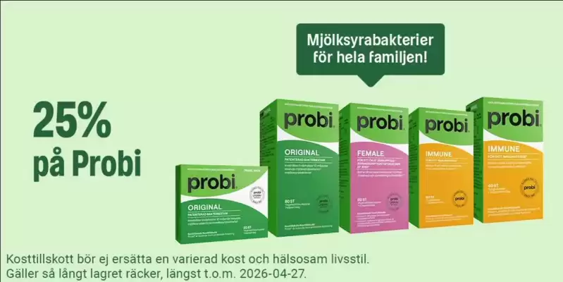 Apotea (giltig till och med 27-04)