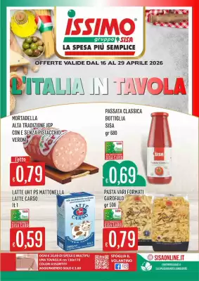 Volantino Issimo supermercado (valido fino al 29-04)