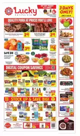 Lucky Supermarkets weekly ad week 16 Page 1