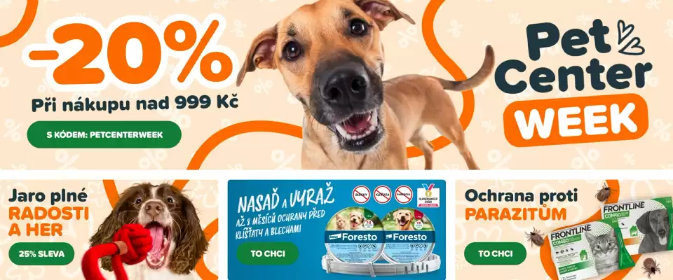 Pet Center leták (platné do 29-04)