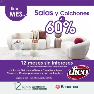 Catálogo Muebles Dico (válido hasta 30-04)