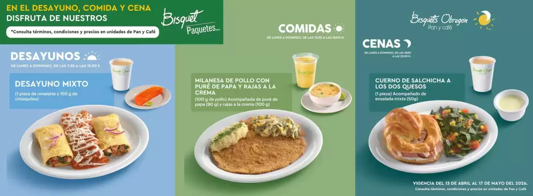 Bisquets Obregón (válido hasta 17-05)