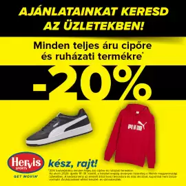 Hervis akciós újság Oldal 1