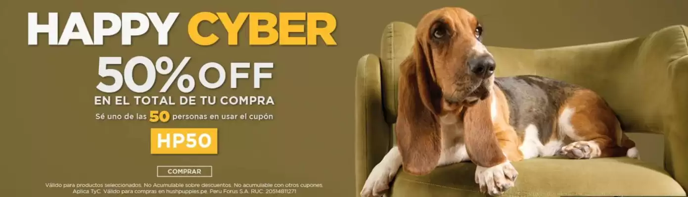 Hush Puppies (válido hasta 19-04)