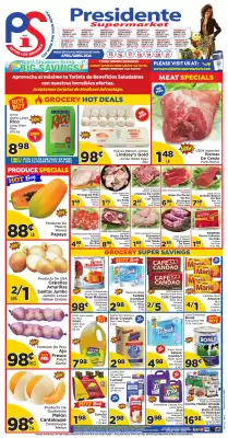 Presidente weekly ad (valid until 21-04)