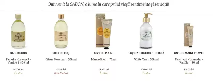 Magazine SABON Pagină 1