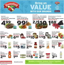 Hannaford flyer week 17 Page 1