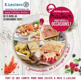 Catalogue E.Leclerc Express | Carte traiteur page 1
