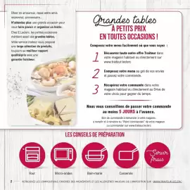 Catalogue E.Leclerc Express | Carte traiteur page 2