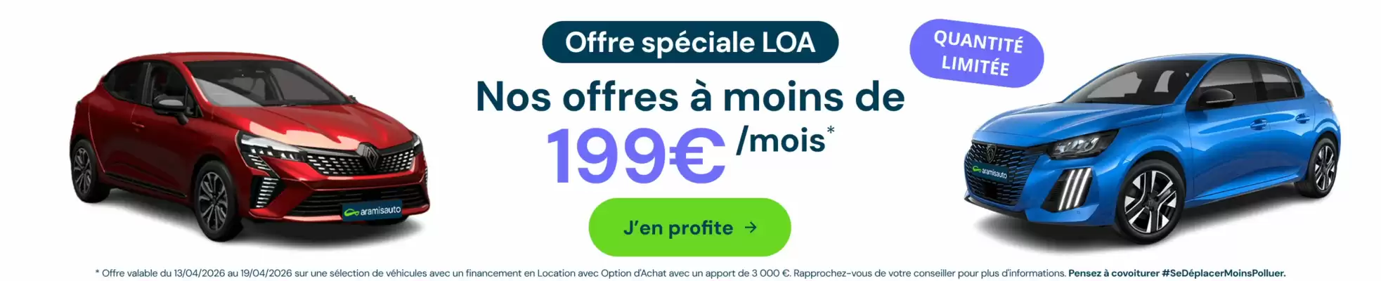 Aramis Auto (valable jusqu'au 19-04)
