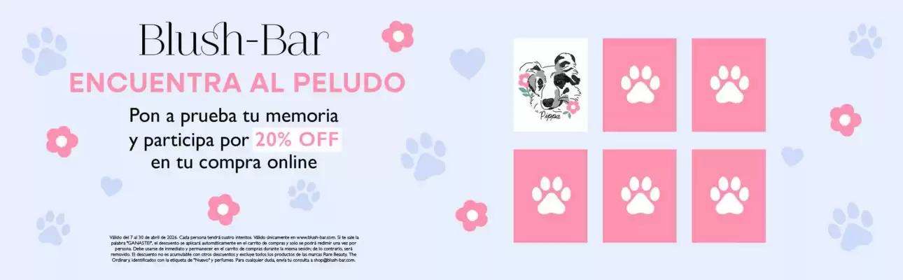 Catálogo Blush-Bar (válido hasta 30-04)