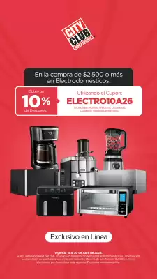 City Club (válido hasta 30-04)