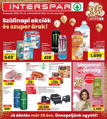 Interspar akciós újság