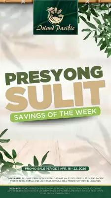 Island Pacific Market (valid until 22-04)