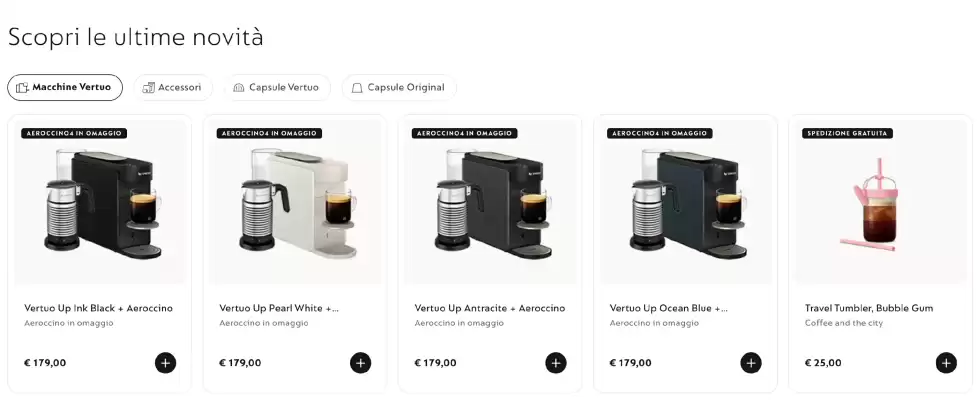 Volantino Nespresso (valido fino al 30-04)
