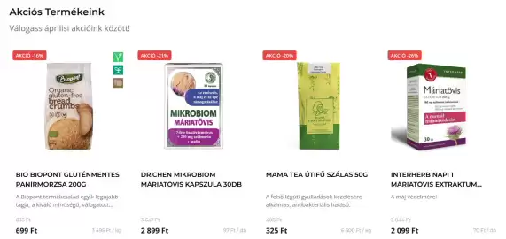 Herbaház akciós újság Oldal 1