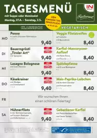 Interspar Restaurant Flugblatt woche 18 Seite 1