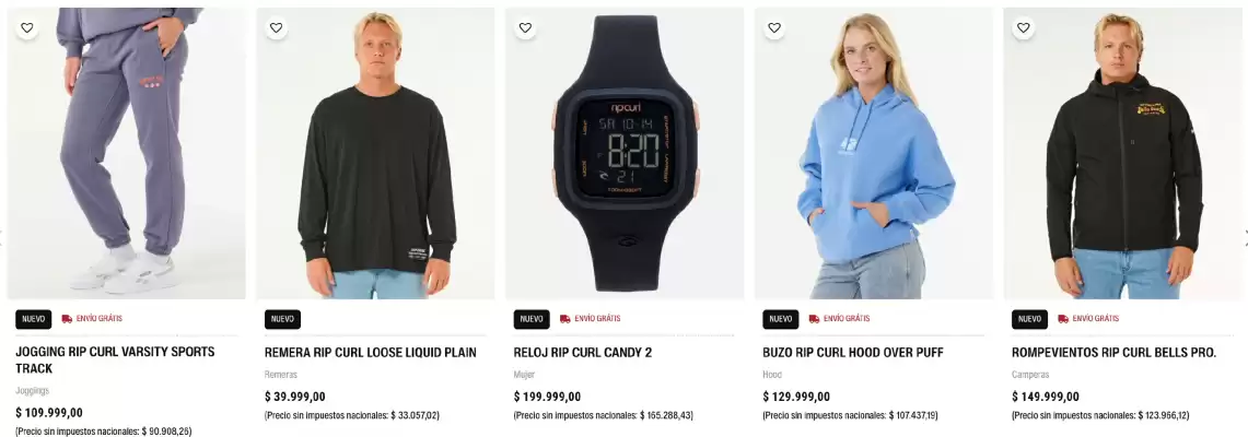 Rip Curl (válido hasta 30-04)