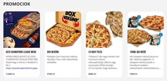 Pizza Hut akciós újság hét 16 Oldal 1