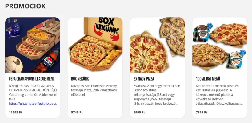 Pizza Hut (érvényes eddig: 24-04)