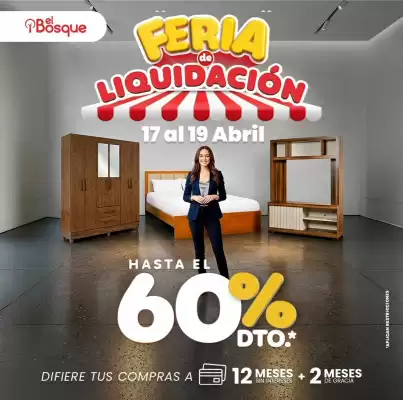 Muebles el Bosque (válido hasta 19-04)