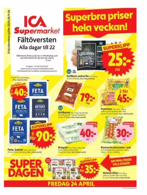 ICA Supermarket reklamblad