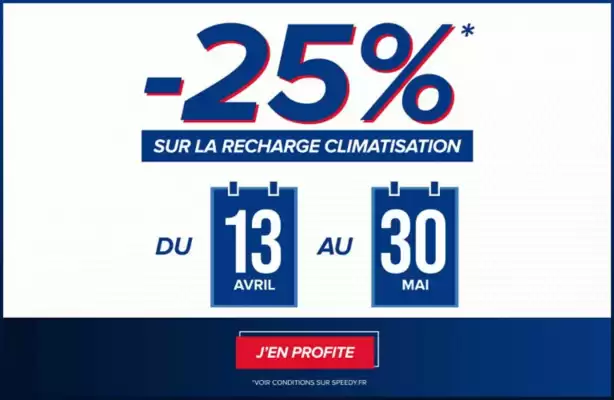 Speedy (valable jusqu'au 30-05)