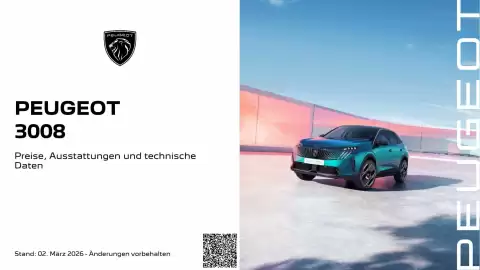 Peugeot Flugblatt Seite 1