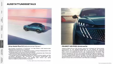 Peugeot Flugblatt Seite 20