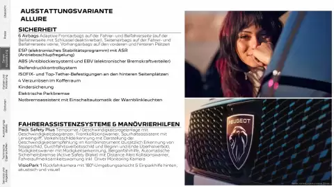 Peugeot Flugblatt Seite 4