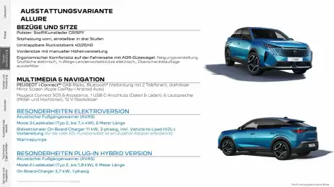 Peugeot Flugblatt Seite 7