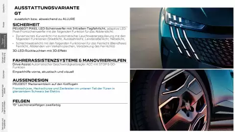 Peugeot Flugblatt Seite 9