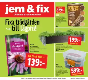 Jem&Fix reklamblad Sida 1