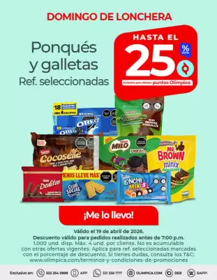 Olímpica (válido hasta 19-04)