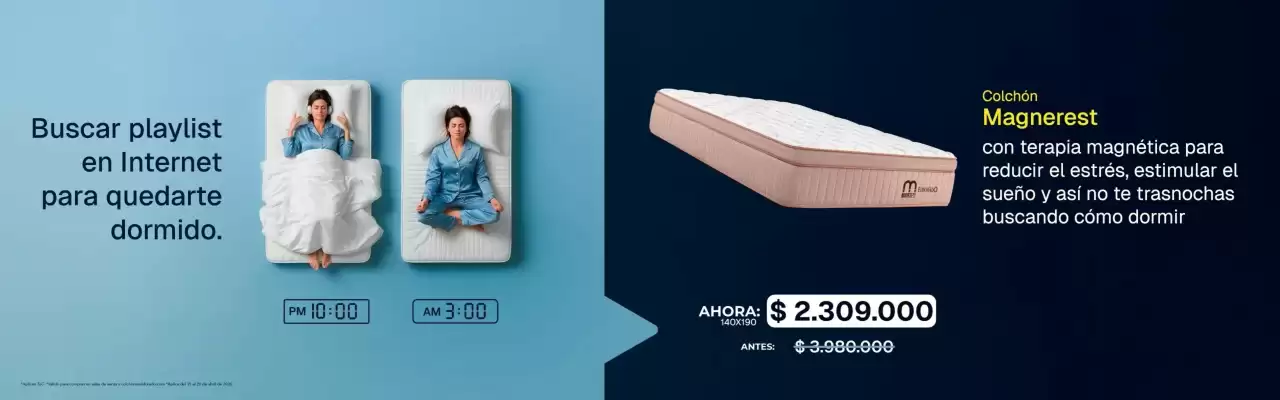 Colchones El Dorado (válido hasta 20-04)