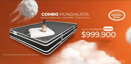 Catálogo Colchones Romance Relax Página 4