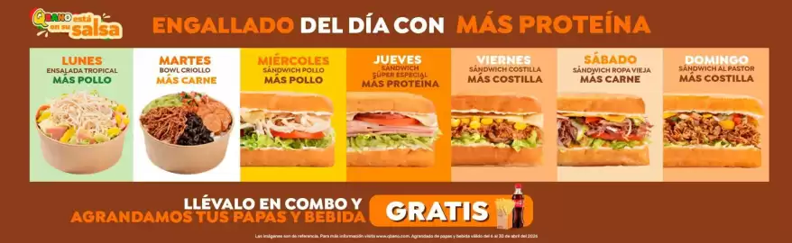 Catálogo Sandwich Qbano Página 1