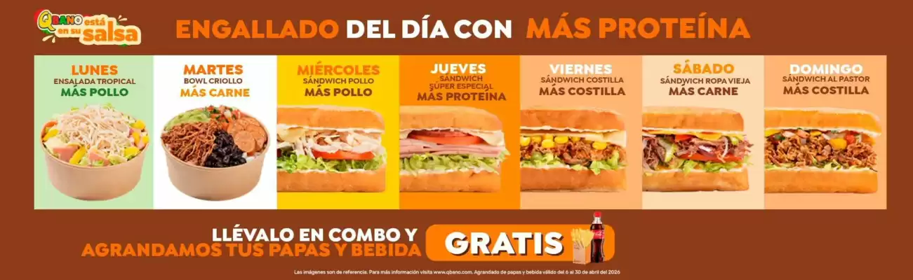 Sandwich Qbano (válido hasta 30-04)