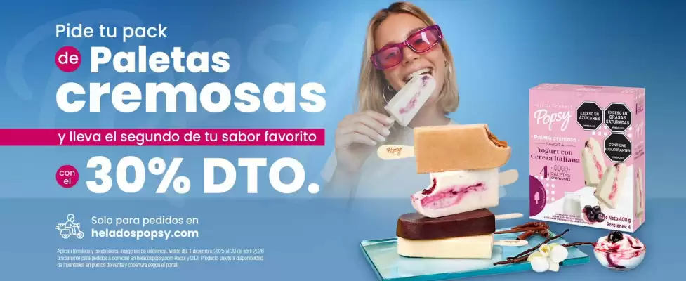 Popsy (válido hasta 30-04)