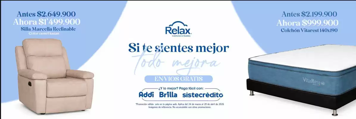 Colchones Relax (válido hasta 20-04)